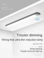 Lámpara De Noche LED Con Sensor De Movimiento Tipo-C USB En Tres Colores Para Armario De Cocina Dormitorio Iluminación Interior - details 0