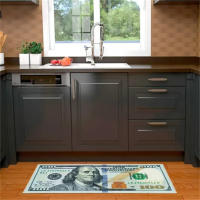 Alfombra Antideslizante De 100 Dólares Para Cocina Y Pasillo Decoración De Hogar Alfombra De Baño Y Lavandería Rugs Boho Moderno - details 5