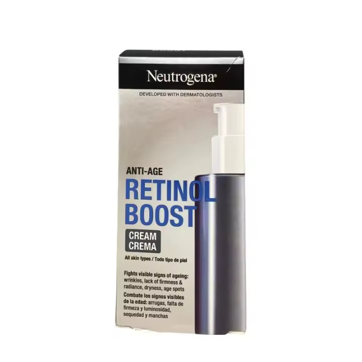 NEUTROGENA Retinol Boost Crema Facial 0,1% Retinol Puro 50ml ✅ Entrega 24/72h - 1