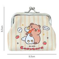 Monedero Mini Capybara De Peluche Unisex Material De Cuero Sintético Bolsa De Monedas Y Tarjetas Bolsa De Almacenamiento Para Niños - details 1