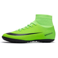 Zapatos De Fútbol Profesionales Para Hombres Antideslizantes En Campo De Grama Zapatillas De Fútbol Con Punta De Hierba TF Entrenamiento De Torsión De PTPP Material Superior PVC Suela De Goma - details 21