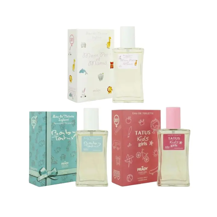 Baby Tatus - Mom Petit et Mamá - Tatus Kids Girls - PACK 3 UNIDADES. PRADY PARFUMS - FRAGANCIAS INFANTILES PARA BEBE & NIÑA - 1