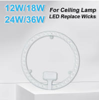 Luz De Techo LED Panel 220V Módulo Redondo De Reemplazo 12W 18W 24W 36W Para Iluminación De Techo Interior Luz LED De Tablero - details 2