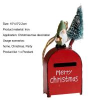 Adorno De Árbol De Navidad Exquisito De Santa Claus De Dibujos Animados Colgante Para Correo Único Y Especial Decoración Navideña - details 4