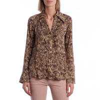 Zadig & Voltaire-Camisa Estampada con Volantes WJCD0501F para Mujer