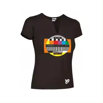 Camiseta carta de ajuste mujer - 1