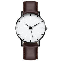 Reloj De Lujo Para Hombres Y Mujeres Reloj De Cuarzo Con Dial De Acero Inoxidable Diseño Casual Nuevo 2024 Correa De Cuero - details 4