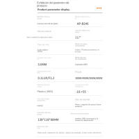 Cámara Vigilancia Bebé 4K AI 2025 con Visión Nocturna 360 ° y Detección de Movimiento - Monitor Infantil HD 400MP, Almacenamiento 512GB, Compatible con Alexa y Remote Control (Certificación CE, Envío desde España) - Blanco/Negro - details 0