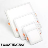 Luz De Techo Panel LED Ultrafina Ajustable 50mm-210mm Iluminación Interior AC85-265V Luz De Pared Material De Aluminio - details 1