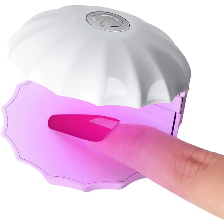 Mini lámpara LED para uñas de 18 W con 5 cuentas de lámpara, mini luz ultravioleta portátil de secado rápido USB para uñas de gel - 1