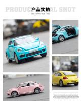 Volkswagen Beetle GSR 1:32 Modelo De Coche De Aleación Pull Back Para Niños Coche De Metal Para Negocios Modelo De Coche A134 - details 6