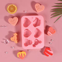 Molde De Silicona Para Chocolate Y Pasteles En Forma De Corazón Multicavity Regalo Para Hornear Y Hacer Candles Tamaño Pequeño - details 1