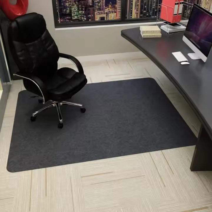 Manta De Suelo Para Escritorio Y Silla De Oficina 90x140cm Protector Antideslizante Para Madera Anti-Humedad Y Fricción - 1