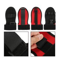Guante Auxiliar De Dedos Negro Para Rehabilitación Y Entrenamiento De Mano Guante De Fuerza Con Cierre Para Tratamiento De Lesiones En La Mano Tamaño Aproximado 22x11x1cm Peso Aproximado 45g - details 4