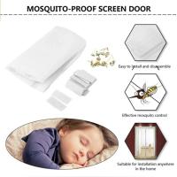 Red Antisiquetas Automática Para Verano Cortina Mágica Invisibles Con Cierre Magnético Protección Contra Mosquitos Y Bug Partition Mesh - details 1