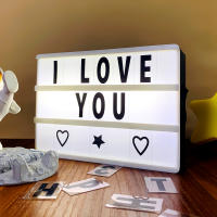 Luz Nocturna LED Para Cartas Y Cajas DIY Potenciada Por USB O Batería A3 A4 A5 A6 Decoración De Fiesta De Cumpleaños Lámpara De Escritorio Para Pared - details 1