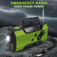 Radio portátil Power Bank Radio meteorológica de emergencia con NOAA/AM/FM USB/solar/manivela de carga alarma SOS y linterna - details 0
