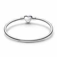 Pulsera Pandora Rígida Corazón y Mariposa - 592593C01 - details 0