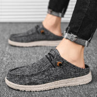 Zapatos Casuales Para Hombre Mocasines De Lona Cómodos Y Antideslizantes Zapatillas Suaves Para Caminar Ideal Para Verano - details 20