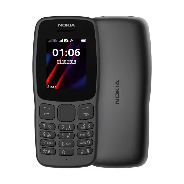 Nokia 106 (2018) 4G Negro (Black) Dual SIM - 1