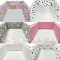 Protector de cuna Chichonera Para Bebe, Barrera de Cama de Algodón Para recien nacidos, cojeo de trenza, CUNA Para El Bebe - details 0