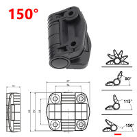 QD 4PCS Abrazadera De Torque Ajustable De Nylon Para Control De Posición De Puerta 80/115/150 Grados Impermeable Herramienta Marítima - details 2