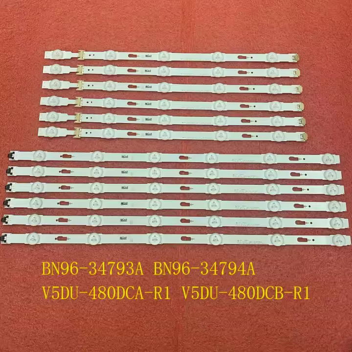 Tira LED Para Samsung UE48JU6465U UE48JU6000W UE48JU6450U UE48JU6600 UE48JU6770 UE48JU6500K UE48JU6600U UE48JU6400K UE48JU6100 Tira De Luz SMD Para Televisor Sin Protección Contra El Agua - 1