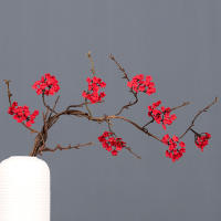 Arreglo De Flores Artificiales De Seda Largarama De Cerezo Falso Para Boda Fiesta Hogar Mesa Decoración 8 Ramas DIY - details 2