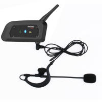 Auriculares De Bluetooth XiNOWy V6C pro Duplex Completo 1200M Para Fútbol 2 Arbitros Intercomunicación Auricular Monaural Impermeables Con Cancelación De Ruido Para Casco - details 12