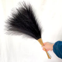 10Pcs 55cm Mini Pampas Sintética Hierba Artificial Planta Falsa Rama De Juncos Para Decoración De Hogar Sala De Estar Cocina Bodas Estilo Boho - details 5