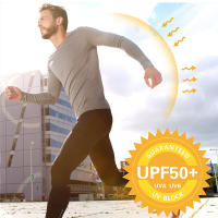Camisa De Protección Solar Para Hombres Verano UPF 50+ Manga Larga Secado Rápido Transpirable Para Senderismo Pesca Ropa Deportiva - details 7