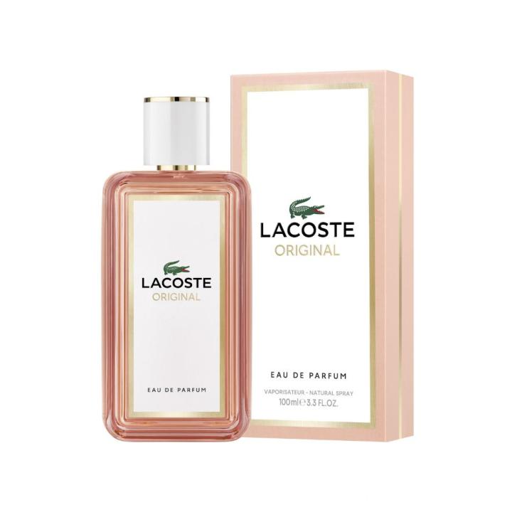 Lacoste - Original Pour Femme Eau de Parfum | Perfume para mujer. Bergamota, Pimienta Rosa, Jazmín, Sándalo y Vainilla — oferta en Miravia