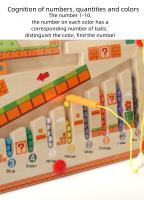 Juego De Puzzle De Laberinto Magnético En Madera Para Niños Y Niñas Juguete Educativo Montessori Con Pluma De Color Y Números Regalo Para Aprendizaje - details 7