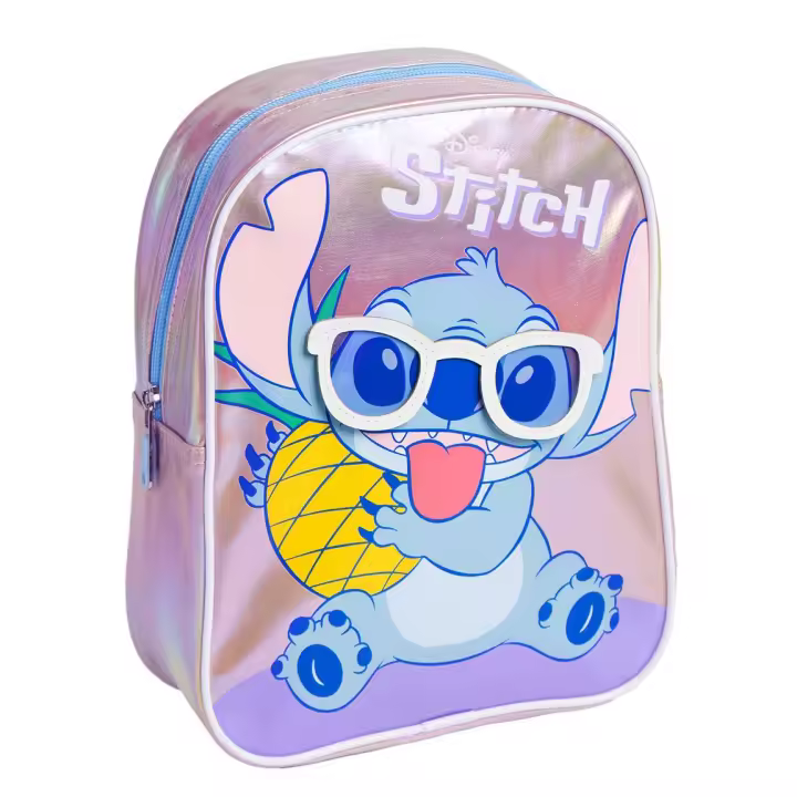Mochila Guardería Stitch Gafas Piña Brilli Brilli - Cerdá - 1