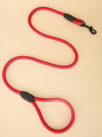 Correa De Perro Roja Redonda Y Duradera 1PC Alta Calidad Para Mascotas Juguetes De Cuerda Resistente Para Cachorros Y Animales De Compañía - details 0