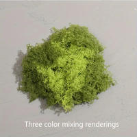 Plantas Artificiales Verdes Alrededor De 20g Poliéster Moqueta Hierba Para Decoración De Hogar Sala De Estar Jardín Mini Paisaje Flores Falsas DIY Artesanía - details 5