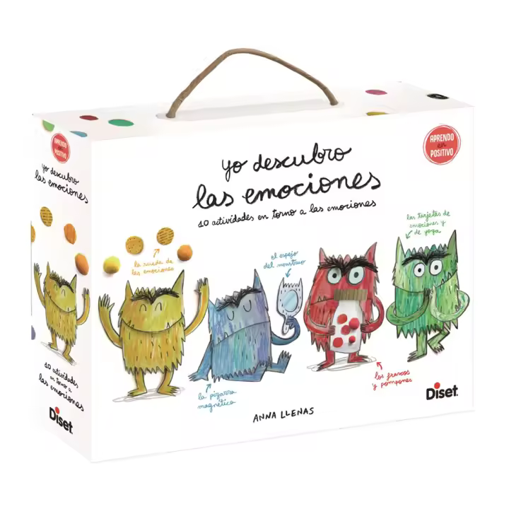 Juego Yo Descubro las Emociones, El Monstruo de Colores 10 actividades (Diset 41207) - 1