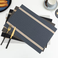 Mantel De Comedor Resistente Al Agua Y a La Grasa Estilo Japonés Aislante Para Restaurante Y Café Matriz De Plástico Rectangular Decoración Moderna - details 1