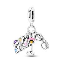 Nuevo Broche De Cámara De Vlog Princesa 925 Plata Con Encantos De Cabello Piedras Preciosas Zirconia Para Pulseras Originales Pandora Joyería DIY Regalo De Cumpleaños - details 18