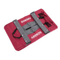AREBOS Carro de Mano Premium con Toldo Plegable 100 Kg Negro/Gris - details 27