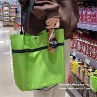 Carro De Compras Portátil Pequeño Para Uso Doméstico Con Ruedas Plegable Y Bolsa Trasera Iluminado Carrito De Compra Ligero - details 20