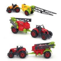 Modelo De Camión De Granja Miniatura En Aleación De Latón Para Jóvenes Hombres Set De Carrocería De Tractor De Fábrica Colección De Juguetes Educativos Para Niños - details 6