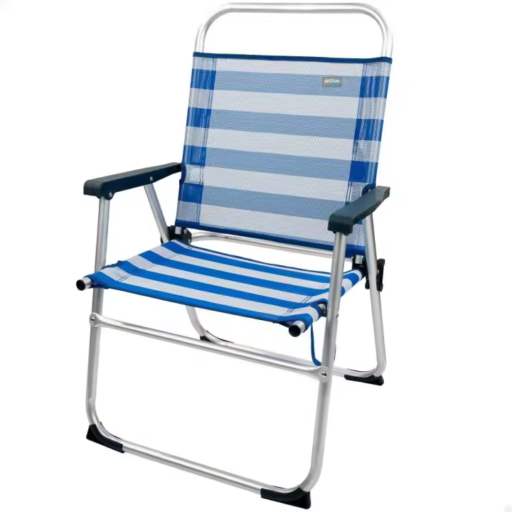Silla playa plegable aluminio fija Marinera 48X50X88 cm (Color Baby 53952) - 1