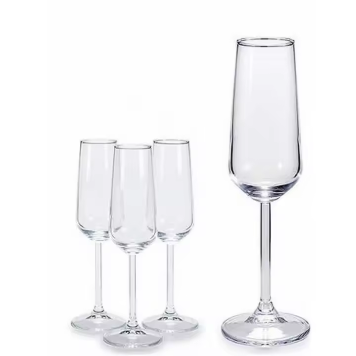 Gerimport Set 4 Copas de Vino Allegra 195 Cc - Elegantes y Resistentes - 1