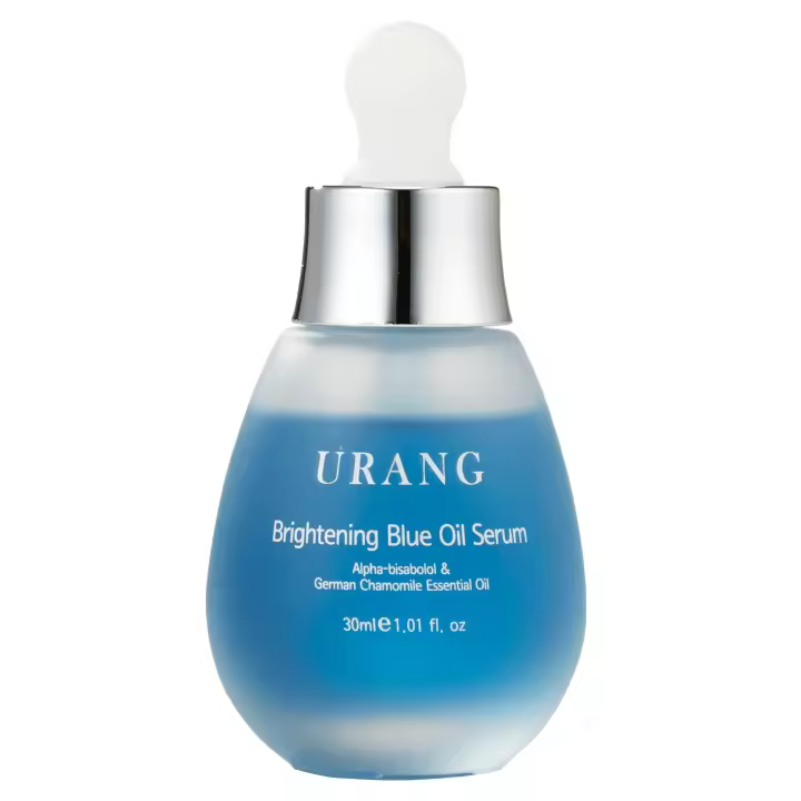 Urang BRIGHTENING BLUE OIL SERUM Sérum oleoso que modera la producción de melanina de la piel, además de tener efectos hidratantes y calmantes. ¡Cada gota cunde un montón! 30 ml. - 1