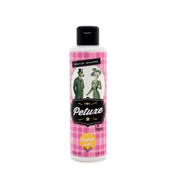 Petuxe Cosmetics Champú para Cachorros con Aloe Vera Ecológico | Cuidado de la Piel de Mascotas - 1