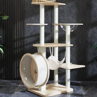 Palo De Afilado Para Gato DIY Juego De Rascado Para Árbol De Gatos Marco De Subida Para Gatos Juguete Para Gatos Con Alambre De Sisal Evita Dañar Muebles - details 3