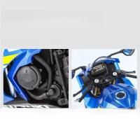 Modelo a Escala 1:9 Suzuki GSX-1000R Motocicleta En Miniatura Con Ruedas De Aleación Absorción De Choques Regalo Para Niños - details 10