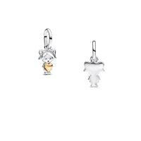 PANDORA Colgante con diseño de niña feliz, regalo de vitalidad para niño, con cuentas, regalo de cumpleaños para el Día de la Madre, niña 763601C00 - details 1