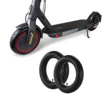 2 piezas de 8,5x2 pulgadas compatible with El patinete Eléctrico Xiaomi 1S / Essential / M365 / Pro / Pro2, Cámara de reposición para neumático Negro - details 1